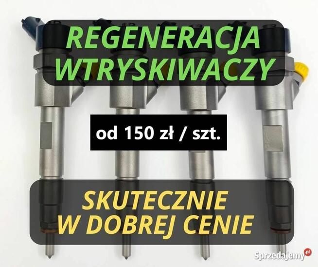Regeneracja wtryskiwaczy Ostróda dobra cena