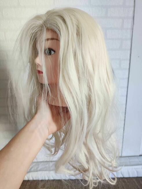 Peruka Jasny Blond długie włosy Peruka 2 8 Nowa peruka