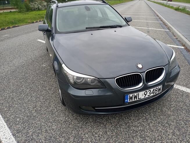 BMW seria 5E61 lift20D 177km 2008r.Automat, Skóry, Panorama
