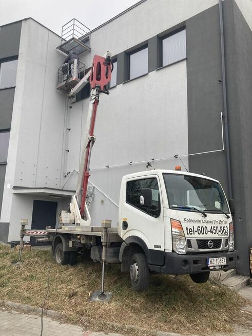 Wynajem podnośników zwyżek nożycowych przegubowych koszowych