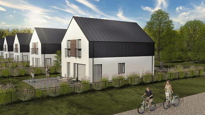 Osiedle nowoczesnych energooszczędnych domów jednorodzinnych