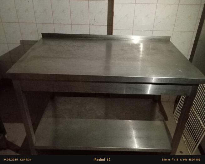 Stół roboczy gastronomiczny
