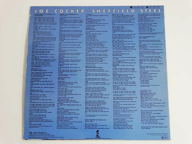Joe Cocker – Sheffield Steel (1982)