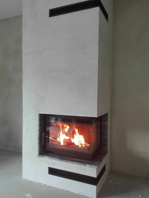 Kominek narożny z montażem Promocja 9490