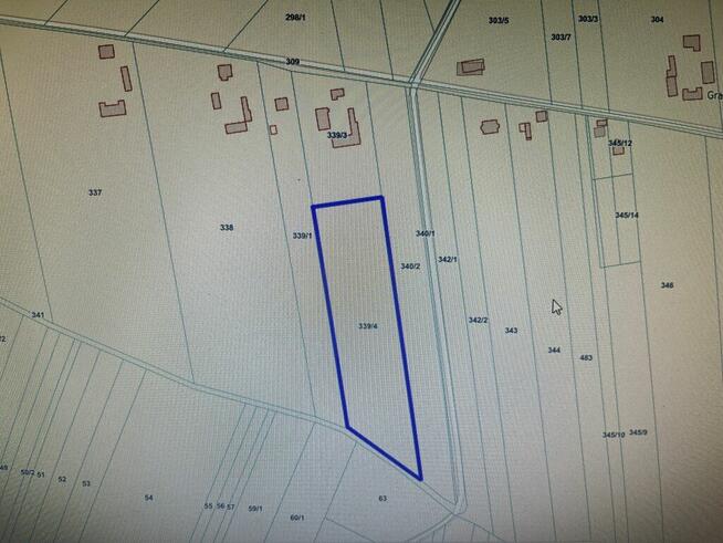 Działka 14816 m2 z WZ w gm. Przyłęk pow. Zwoleń.