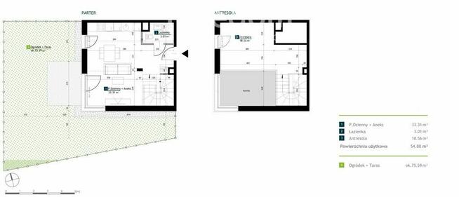 M2 z antresolą i dużym ogrodem I Metro I Bemowo