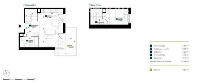 Dwupoziomowe M2 I narożny balkon I Metro I Bemowo