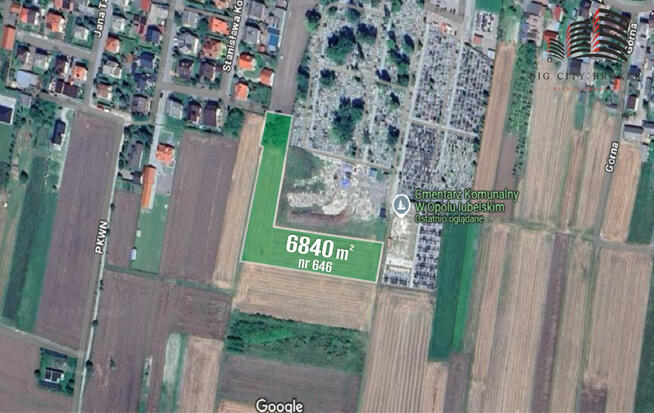 Działka usługowa Opole Lubelskie, Józefowska