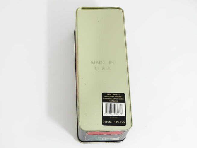 Metalowa ozdobna kolekcjonerska puszka Jack Daniels