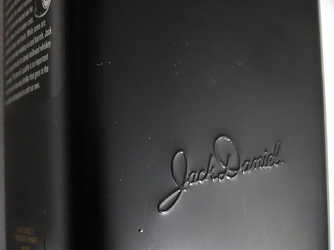 Metalowa czarna kolekcjonerska puszka Jack Daniels No. 2 Br