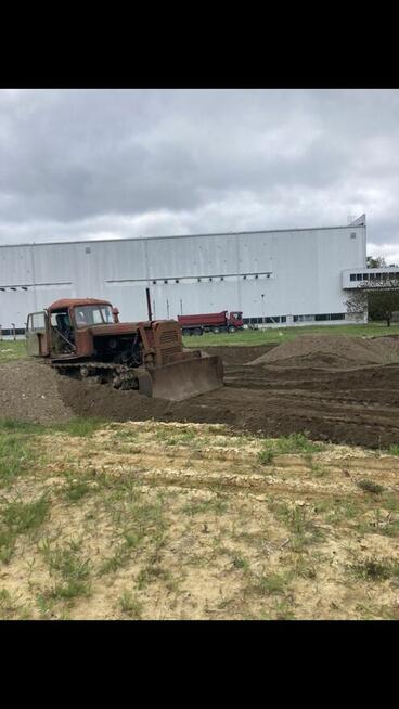 Spycharka gąsienicowa DT-75, rozruch elektryczny 24V, dowóz.