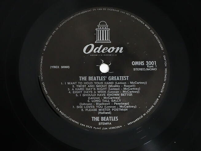 The Beatles – Beatles Greatest (1970) Vinyl LP 12