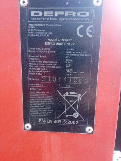 Sprzedam kocioł grzewczy Defro