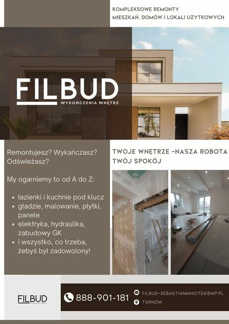 Remonty i wykończenia wnętrz Tarnów