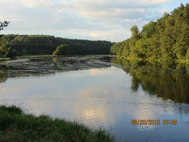 Wiejska posiadłość nad Wda w Borach Tucholskich