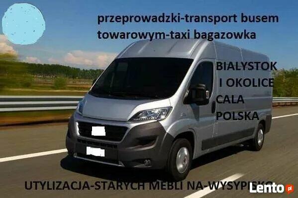 Transport busem towarowym
