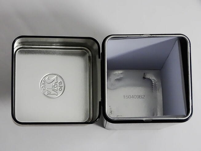 Metalowa czarna kolekcjonerska puszka Jack Daniels No. 2 Br