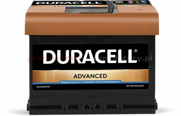 Akumulator Duracell Advanced DA60T 12V 60Ah 600A