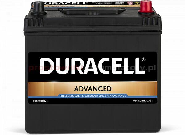 Akumulator Duracell Advanced DA60 12V 60Ah 550A Azja P+