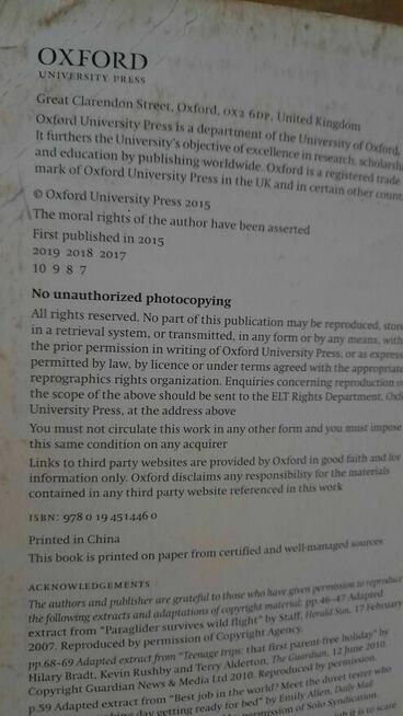 Oxford Solutions Pre-Intermediate matura