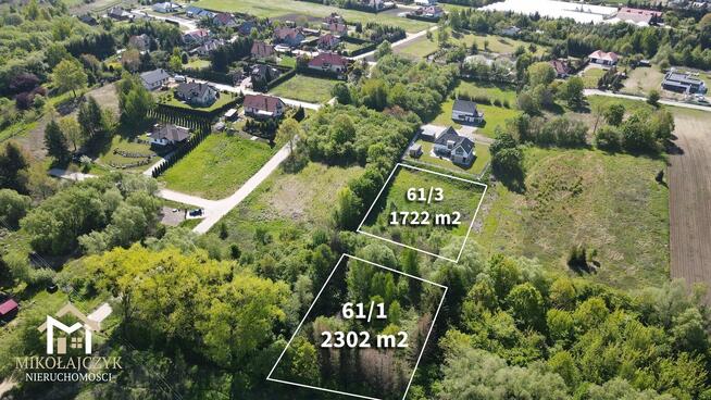 Działki budowlane Wawrzyny 0,23 ha i 0,17 ha
