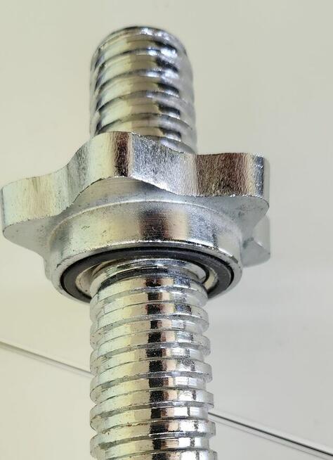 Gryf krotki śrubowy 38 cm / 28 mm