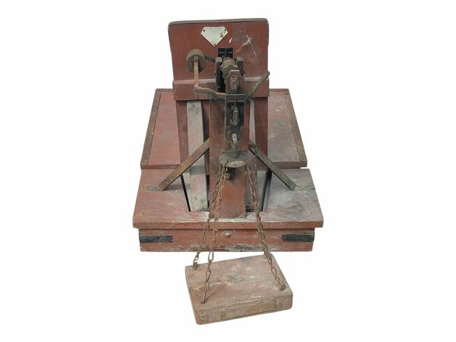 Stara drewniana waga 2 szt