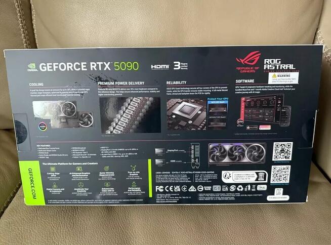 ASUS ROG Astral GeForce RTX 5090 OC Edition Gaming