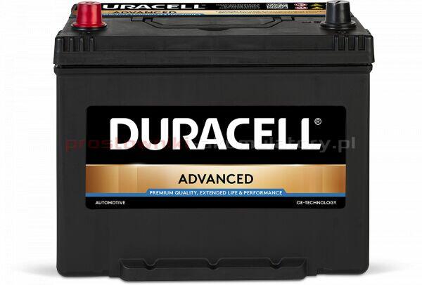 Akumulator Duracell Advanced DA70L 70Ah 650A Azja L+