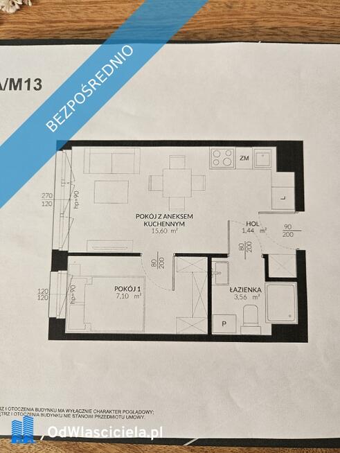 Mieszkanie 27,70m2 r. Pierwotny Gotowe do odbioru