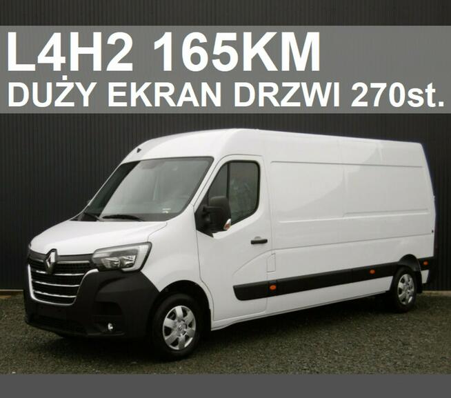 Renault Master L4H2 165KM Kamera Czujniki  Drzwi 270 Zbiornik 105l Tempomat- 2077zł