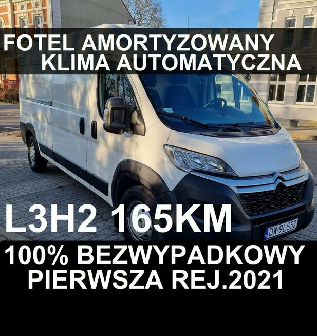 Citroen Jumper L3H2 165KM Control 100% Bezwypadkowy Krajowy Czujniki 1366zł
