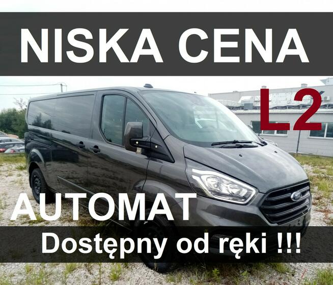 Ford Transit Custom Automat 130KM Kamera Pakiet Premium Hak Dost. od ręki 1982zł