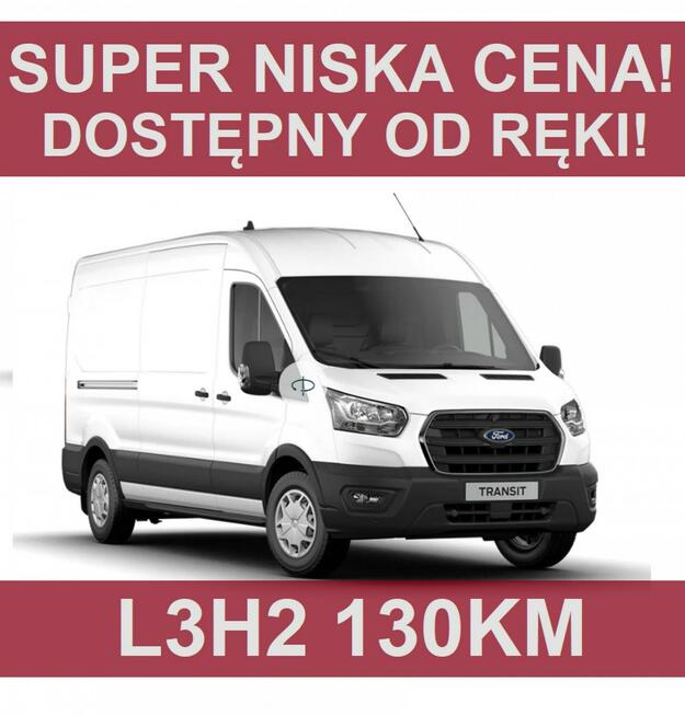 Ford Transit L3H2 130KM Furgon Super Niska Cena Dostępny od ręki ! 1885 zł