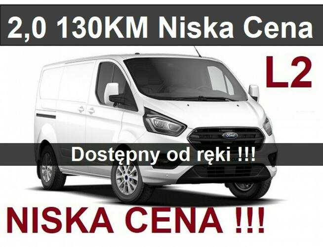 Ford Transit Custom Super Cena 130KM Hak  Kamera Pakiet Premium Dostępny od ręki 1686zł