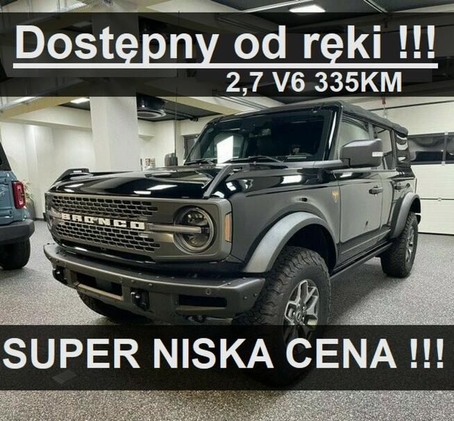 Ford Bronco Badlands 2.7 V6 Ecoboost 335KM Dostępny od ręki !!! 4075 zł