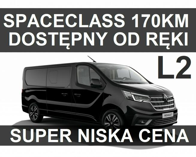 Renault Trafic L2 170KM 2,0  Od ręki ! Full Led DużyEkran Kamera Ciemne szyby 2781zł