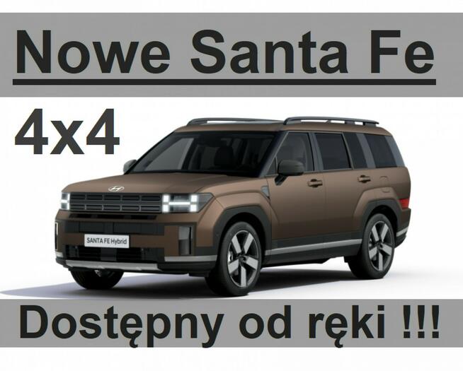 Hyundai Santa Fe Nowy Hybryda 4X4 215KM Tech Sun Panorama Dostępny od ręki !