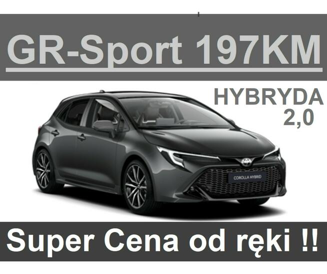 Toyota Corolla Nowa GR-Sport Hybryda 197KM Super Niska Cena od ręki -  1546 zł