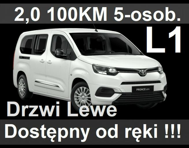 Toyota Proace City Verso L1 1,5 100KM  Business Tempomat Super Cena Dostępny  od ręki