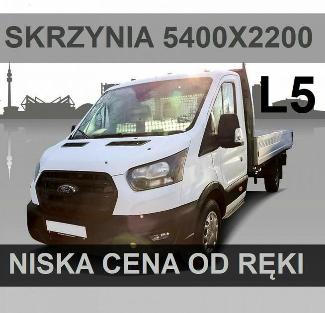 Ford Transit Skrzynia 5400 X 2200 130KM 3-os. 130KM Niska Cena od ręki 1861zł