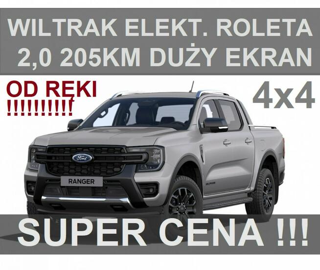 Nowy Ranger Wildtrak 205KM 4x4 Roleta elektryczna  Niska Cena 2546 zł