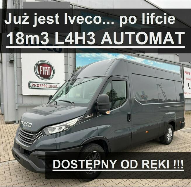 Nowe Iveco Automat Po lifcie 18m3 L4H3 Dostępny od ręki !  2371zł