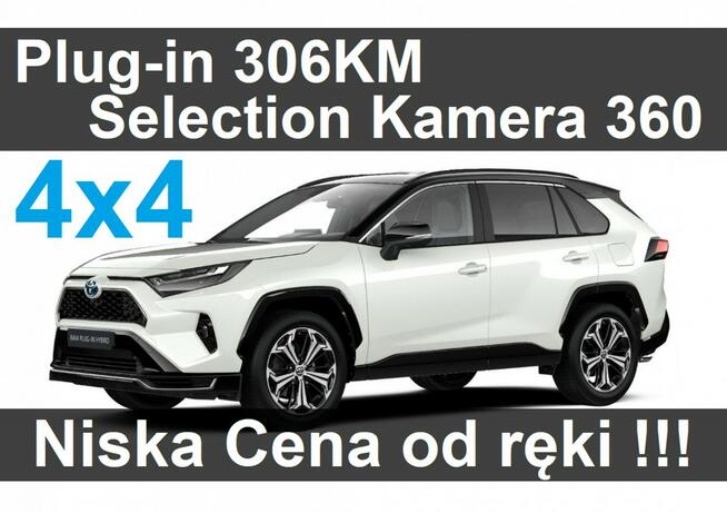 Toyota RAV-4 Plug-in 4x4 306KM Selection NiskaCena Od ręki !Kamera 360- 2617zł