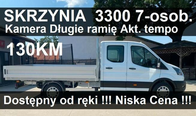 Ford Transit Skrzynia 3300  130KM 7-os. 130KM Super Niska Cena od ręki 1804zł