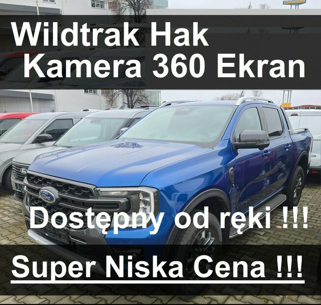 Ford Ranger Wildtrak 3,0 240KM 4x4 Roleta Kamera360 Super Cena Od ręki !  3137 zł