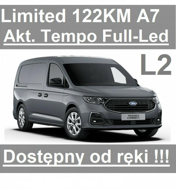 Ford Transit Connect Limited Automat 122KM Full LEd Aktywny Tempomat Od ręki !!  1551zł