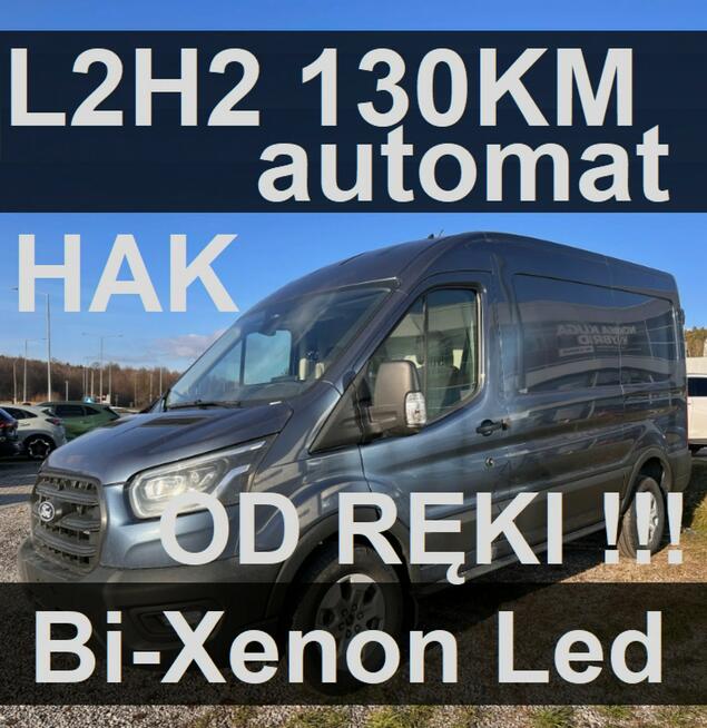 Ford Transit L2H2 Automat 130KM Hak Kamera B-Xenon Led od ręki 1696 Niska Cena
