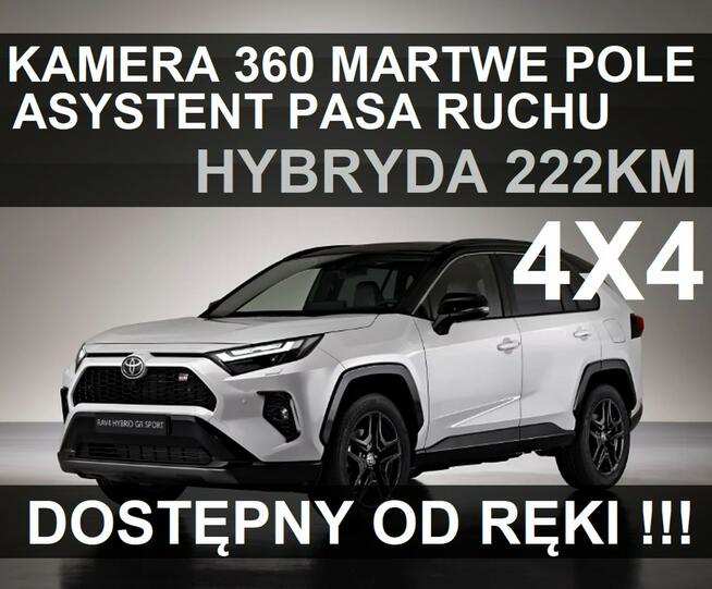 Toyota RAV-4 GR - Sport 4x4 222KM Hybryda Kamera 360  Rata Od ręki ! 2444zł