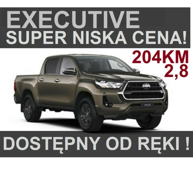 Toyota Hilux 2,8 204KM Executive Kamera 360 18" Felgi Super Cena od ręki !